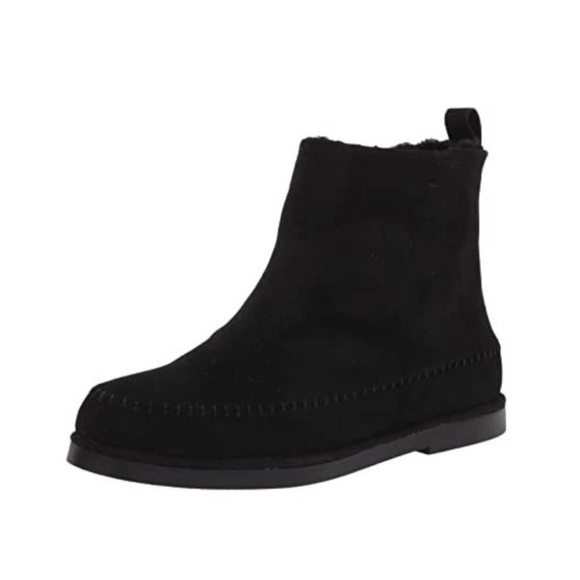 Steve Madden Tommy Black Suede Ankle Boots - Picture 2 of 3